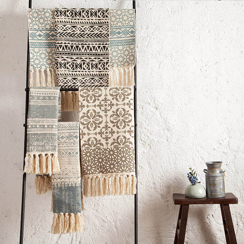Geometric Pattern Decorative Area Rug Bowlift