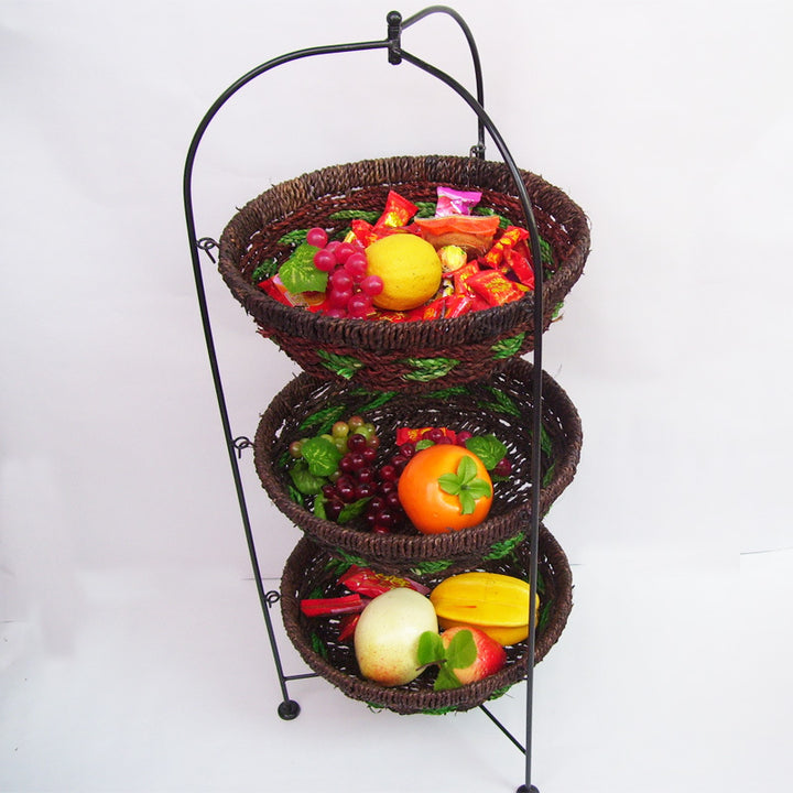 Multi-Tiered Fruit Display Rack Bowlift