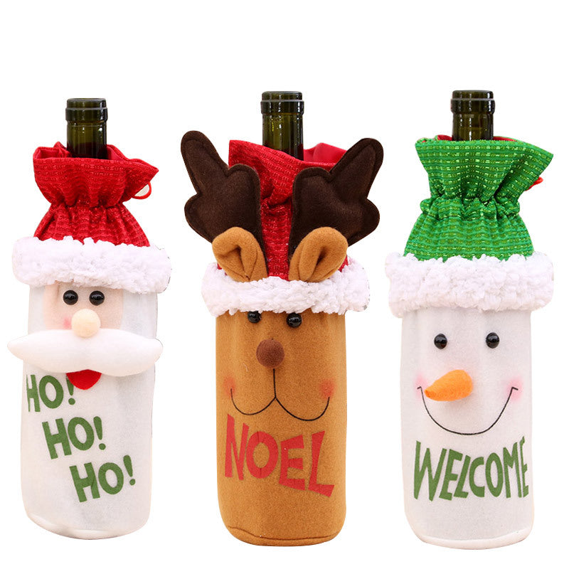 Festive Wine Bottle Cover Bowlift