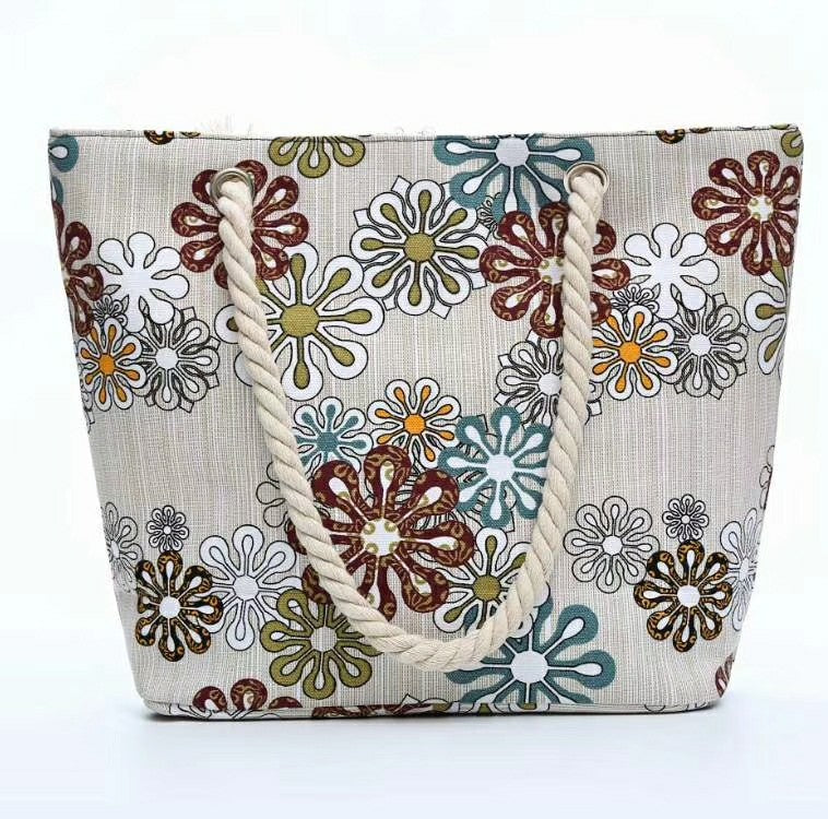 Fashionable and Large Beach Bag Made of Durable Material Bowlift