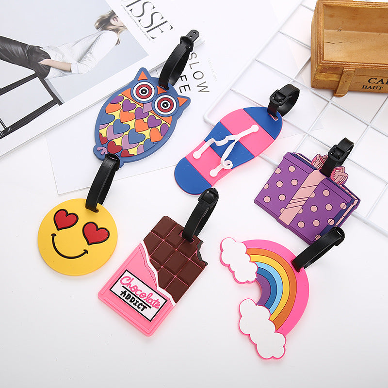 Unisex Chocolate-Themed Luggage Identifier Bowlift