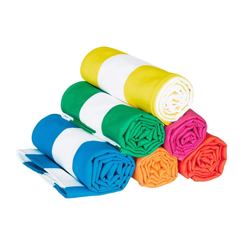 Beach towel with modern striped pattern Bowlift