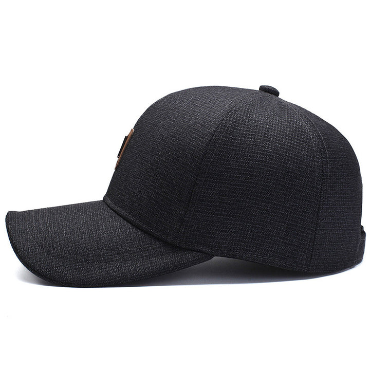 Men's Casual Textured Baseball Cap Bowlift