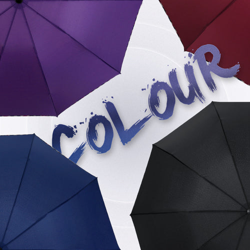 Women lightweight automatic umbrella with sturdy frame and practical carrying mechanism Bowlift