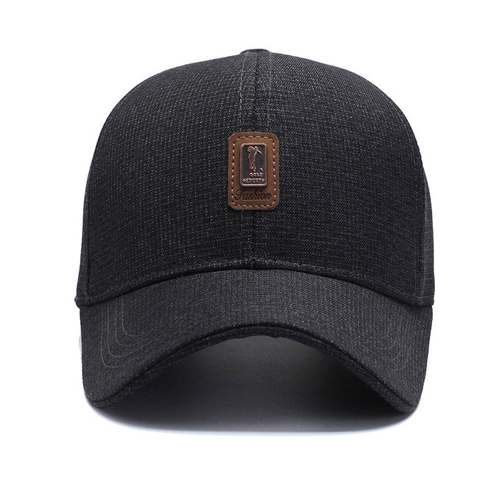 Men's Casual Textured Baseball Cap Bowlift