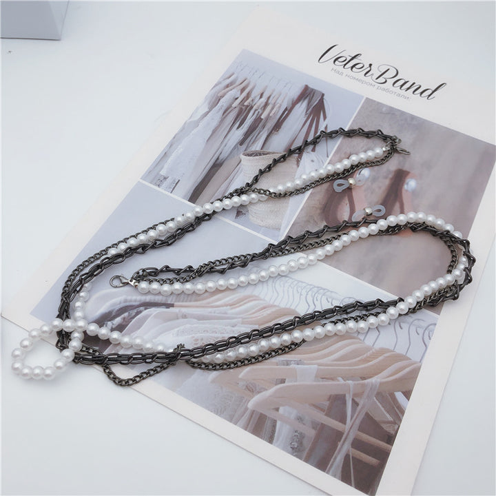 Elegant Multi-Strand Beaded Eyewear Chain Bowlift