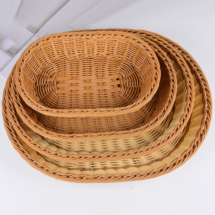 Decorative Woven Serving Basket Bowlift