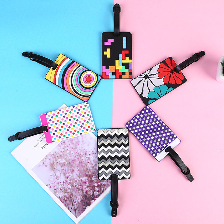 Unisex Fun Dot Pattern Luggage Tag Bowlift