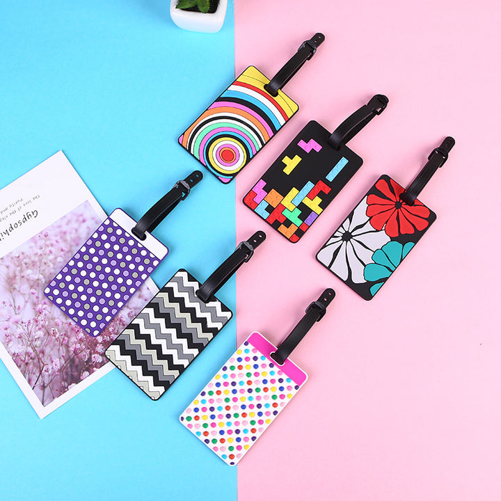 Unisex Fun Dot Pattern Luggage Tag Bowlift