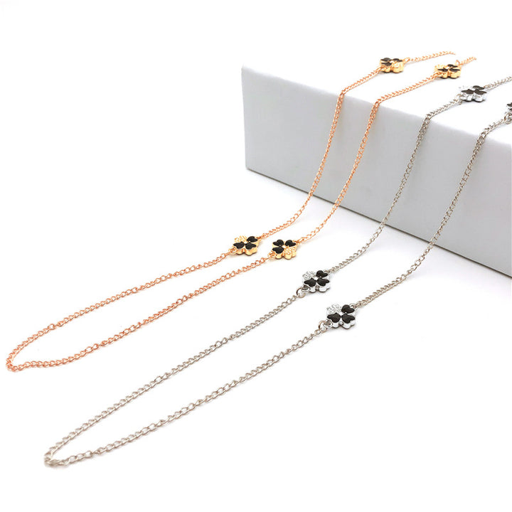 Elegant Floral Charm Eyewear Chain Bowlift