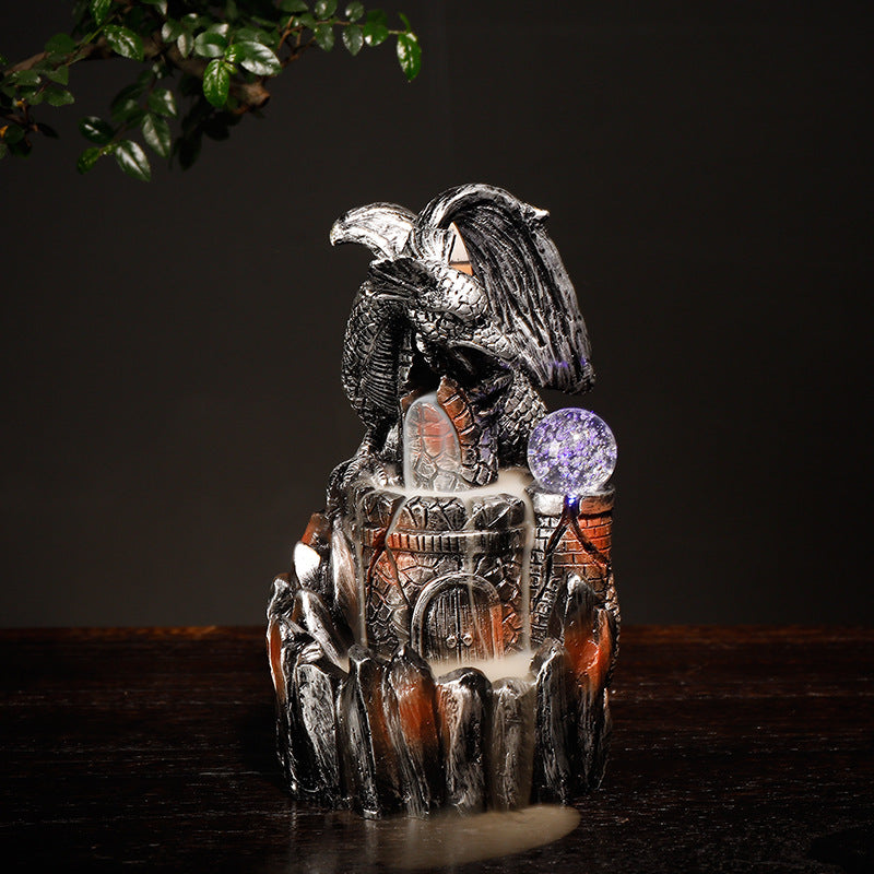 Dragon-Themed Fantasy Incense Holder