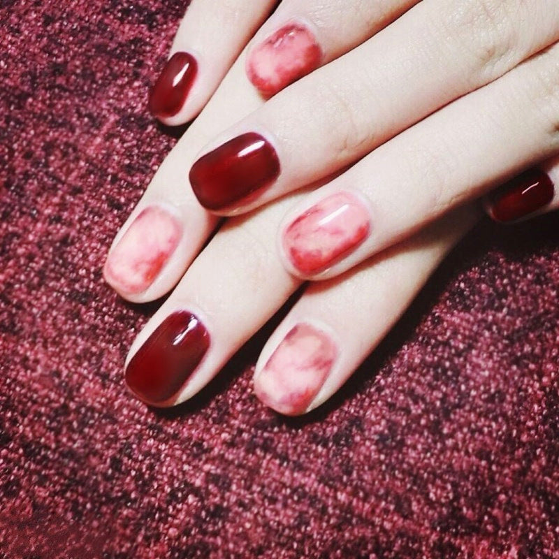 Artistic Marble Effect Press-On Nails