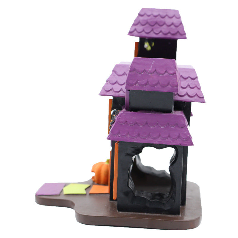 Halloween Themed Decorative Haunted House Figurine