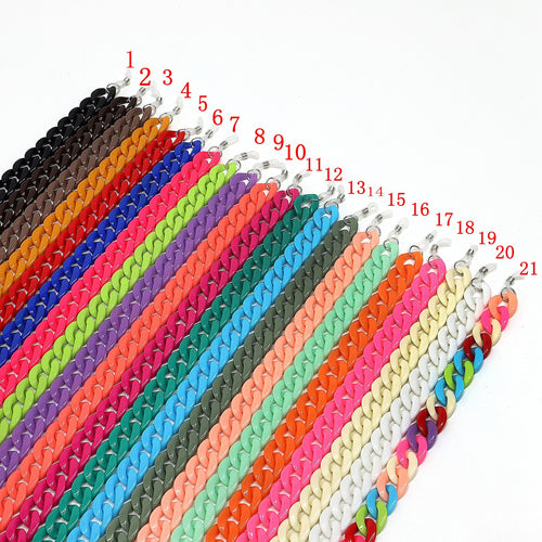 Colorful Oversized Acrylic Eyewear Chain Bowlift