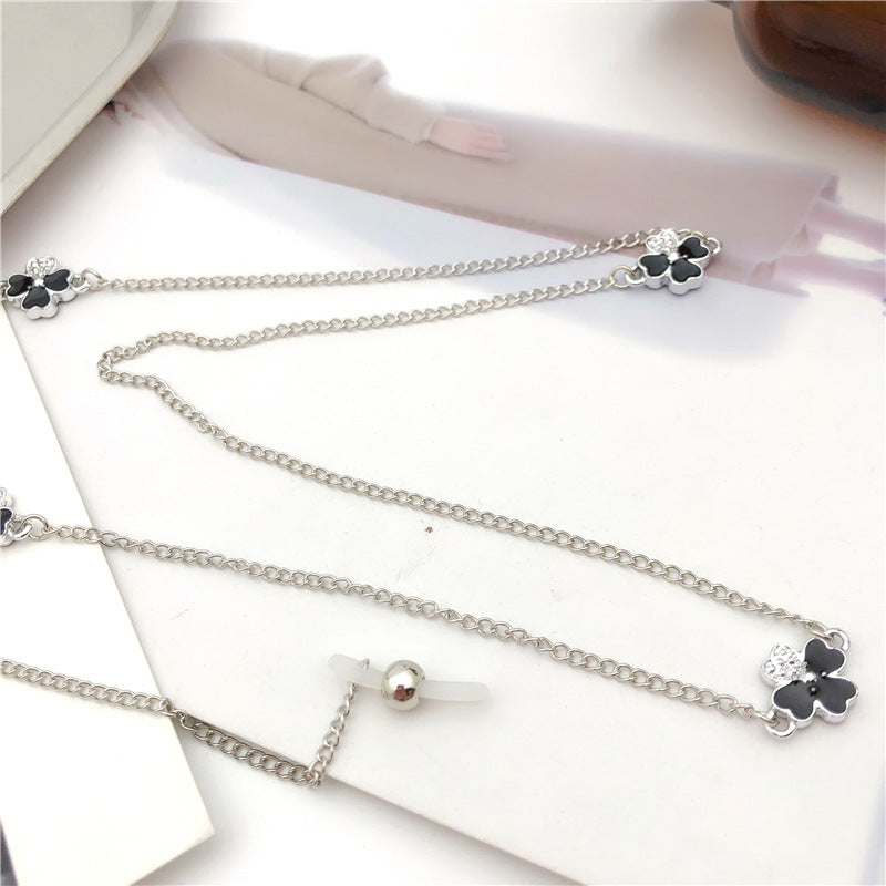 Elegant Floral Charm Eyewear Chain Bowlift