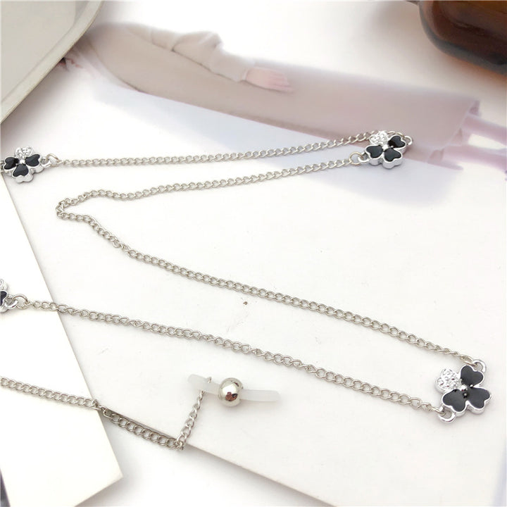 Elegant Floral Charm Eyewear Chain Bowlift