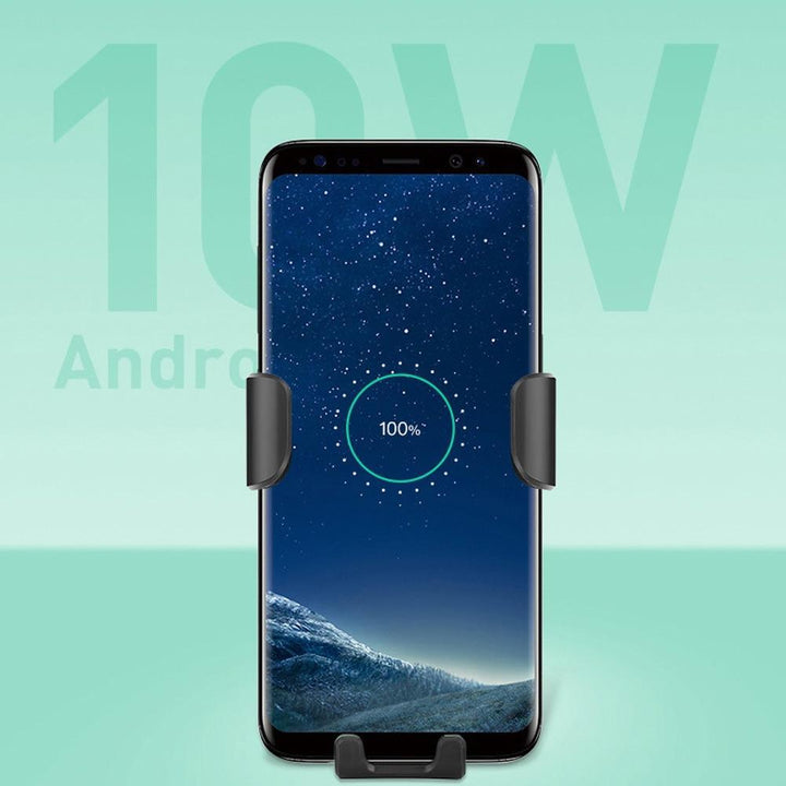 BowLift | 10W QI Wireless Fast Charger Car Mount Holder Stand For iPhone XS Max Samsung S9 For Xiaomi MIX 2S Huawei Mate 20 Pro Mate 20 RS