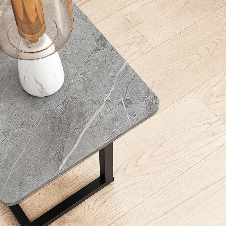BowLift | ModernoCurve C-Side Table | MDF Tabletop | Modern Design | Space-saving | Perfect for Living Room & Bedroom