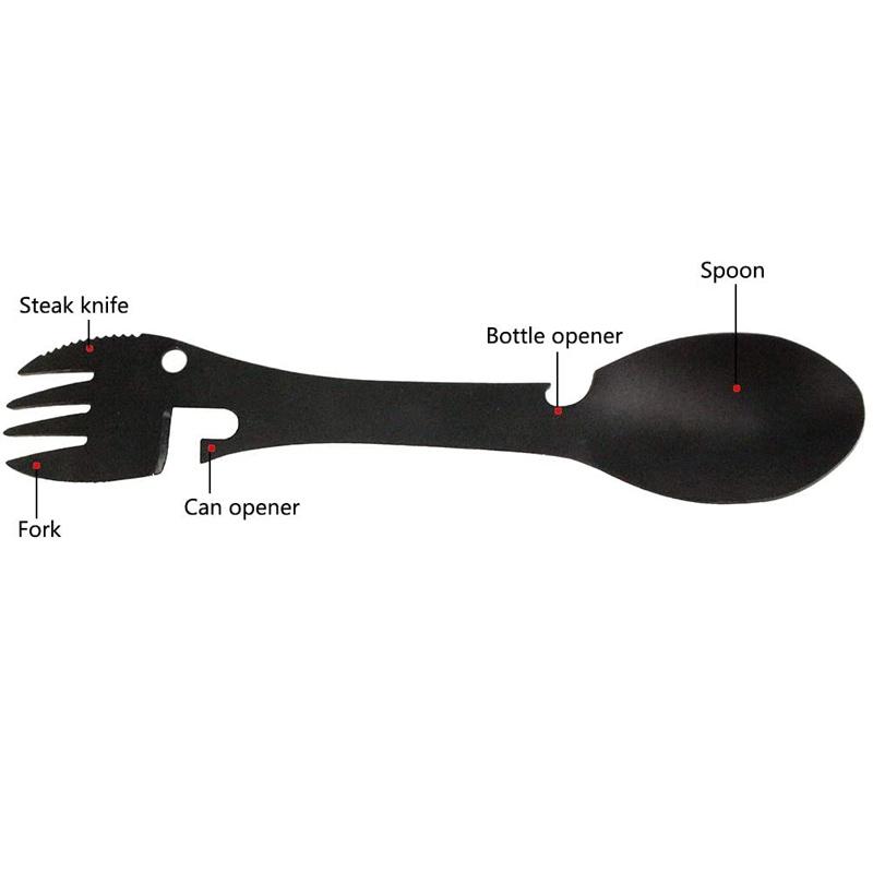 The Trek Tool - 5 in 1 Tactical Spork | Bowlift