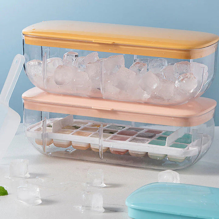 CoolCatcher – Handy Ice Cube Maker with Collection Tray Bowlift