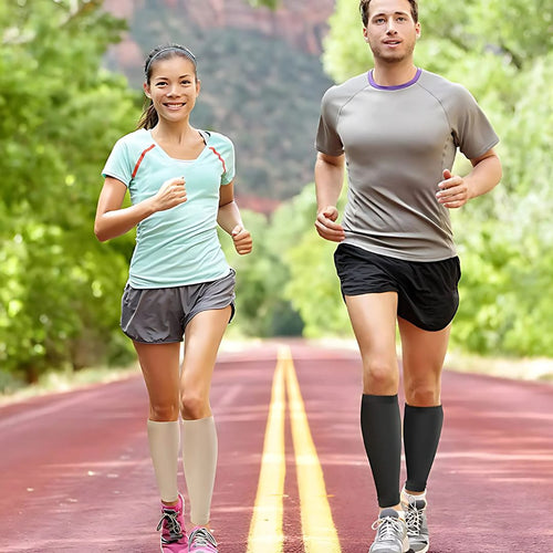 ComfortFlow Support Socks | Soft Highly Elastic Calf Compression - for Muscle Recovery and Circulation Enhancement Bowlift