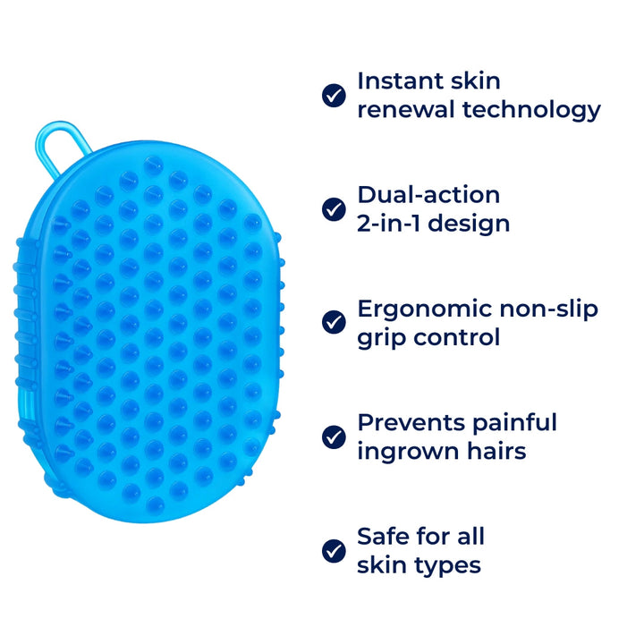 Deep Exfoliation – Durable Silicone – Removes Dead Skin – Reveals Silky Soft Healthy Glowing Skin Bowlift