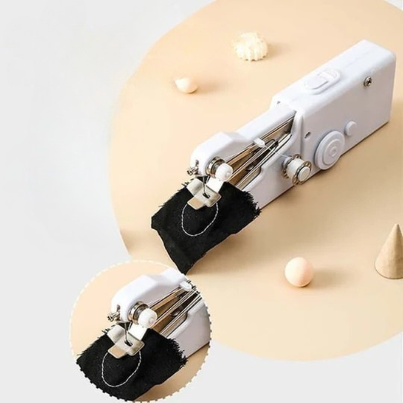 Portable handheld sewing machine for quick repairs Bowlift