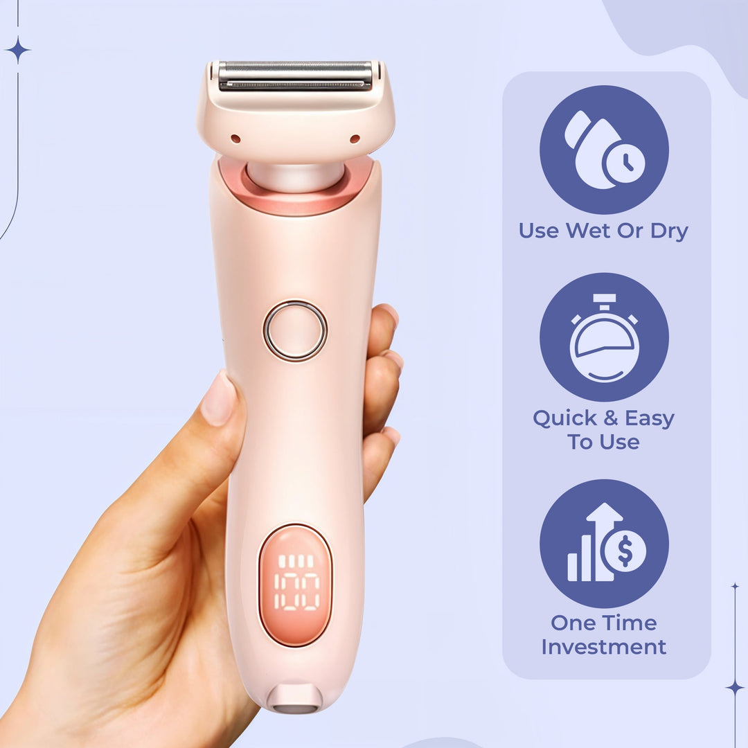 Electric Portable Razor - Perfect for both wet and dry shaving Bowlift