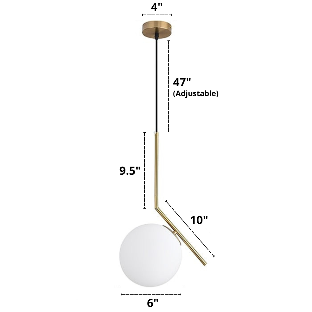 Nordic Glass Pendant Lamps | Bowlift