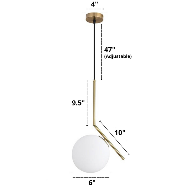 Nordic Glass Pendant Lamps | Bowlift