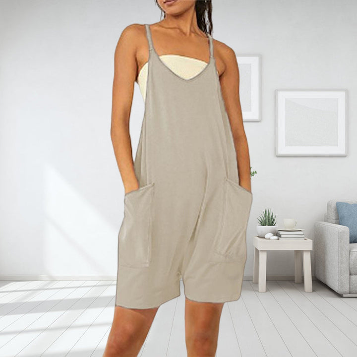 Sleeveless dress with pockets | Bowlift