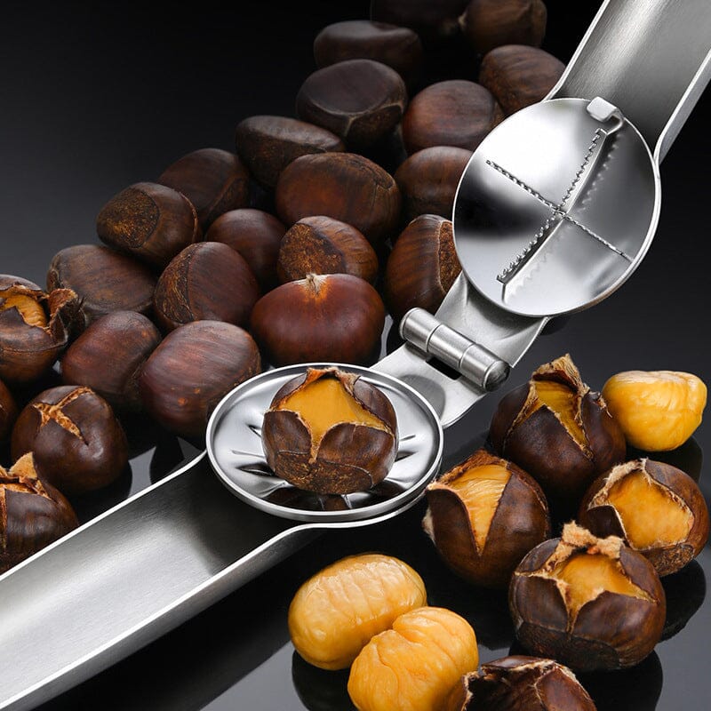 BowLift | Stainless Steel Nut Chestnut Bowl Opener