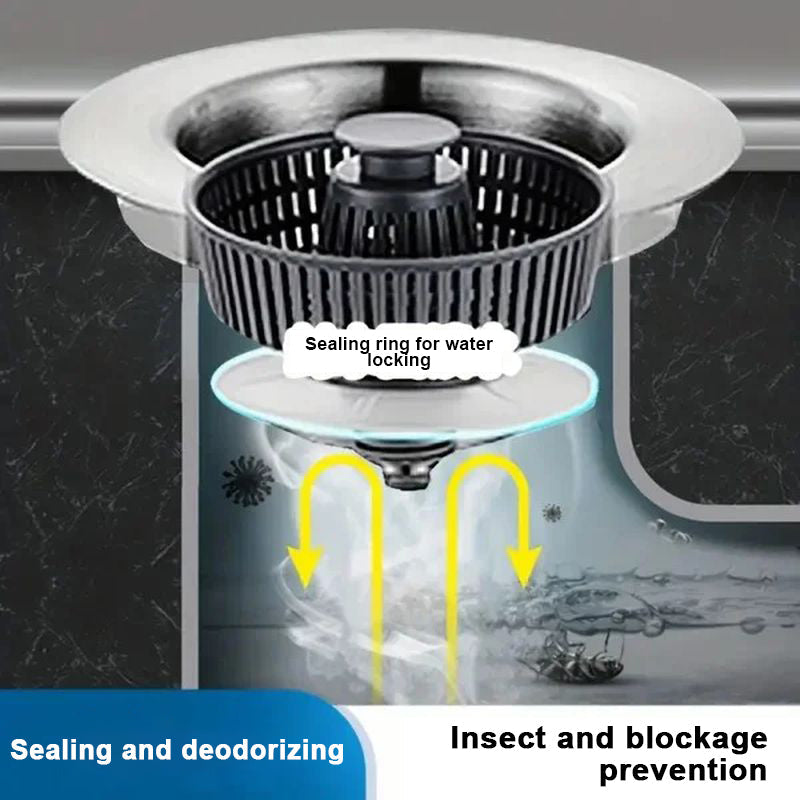 BowLift | Upgraded Sink Bounce Core Drain Strainer