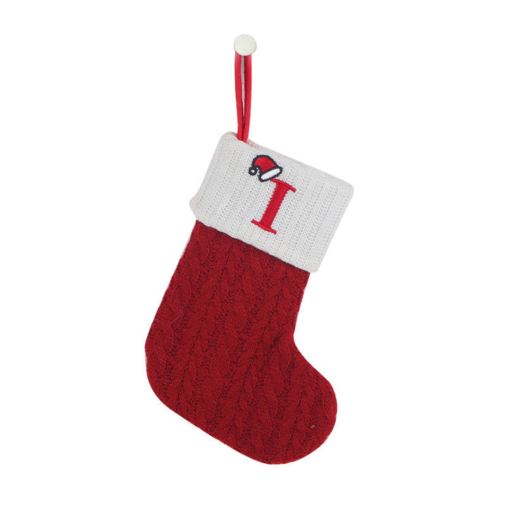 BowLift | Christmas Letter Knit Stocking