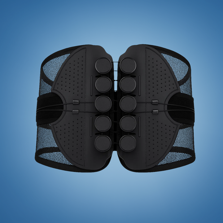 Lower Back Pain Relief – Breathable Mesh & Adjustable Fit – Improves Posture for Office & Everyday Comfort Bowlift