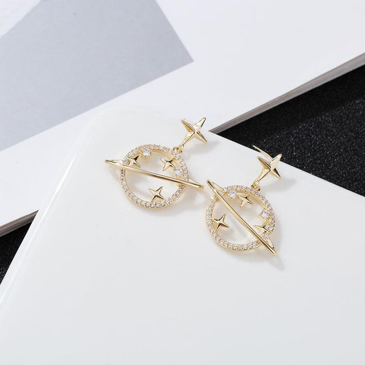 BowLift | Saturn Gold Earrings