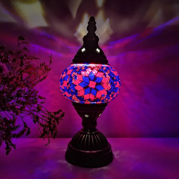 Mosaic Colorful Pattern Table Lamp Bowlift