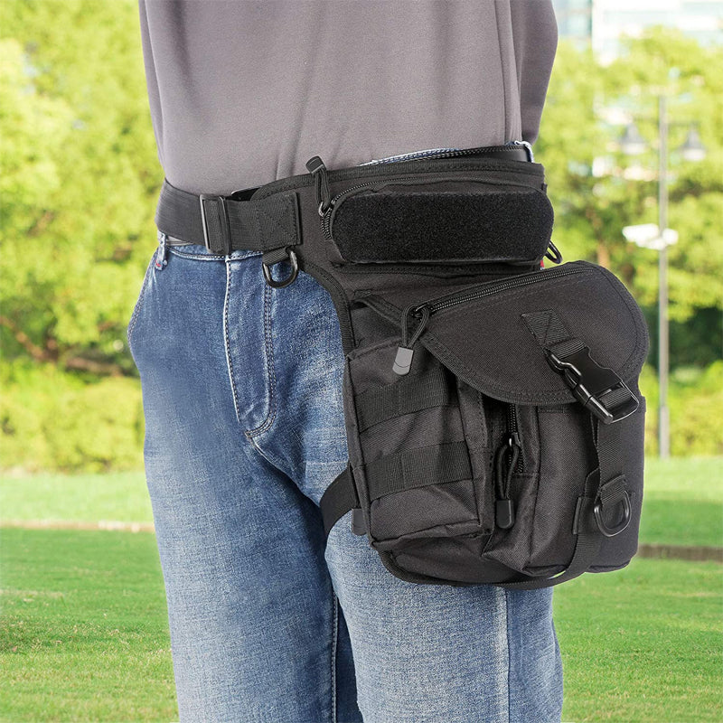 BowLift | Nylon Waterproof Men Tactical Waist Pack Leg Travel Belt Bag