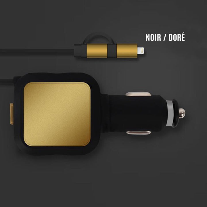 Ciaovie Car Charger Multi with Retractable Charging Cable | Bowlift
