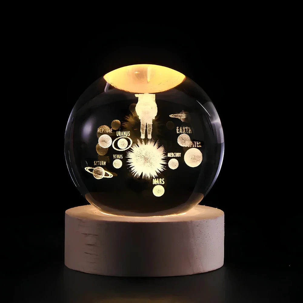 BowLift | 3D Engraved Crystal Ball - Celestia