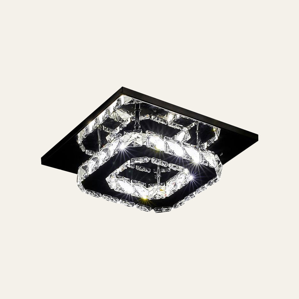 BowLift | Ceiling Light Crystal LED Modern Flush Fixture