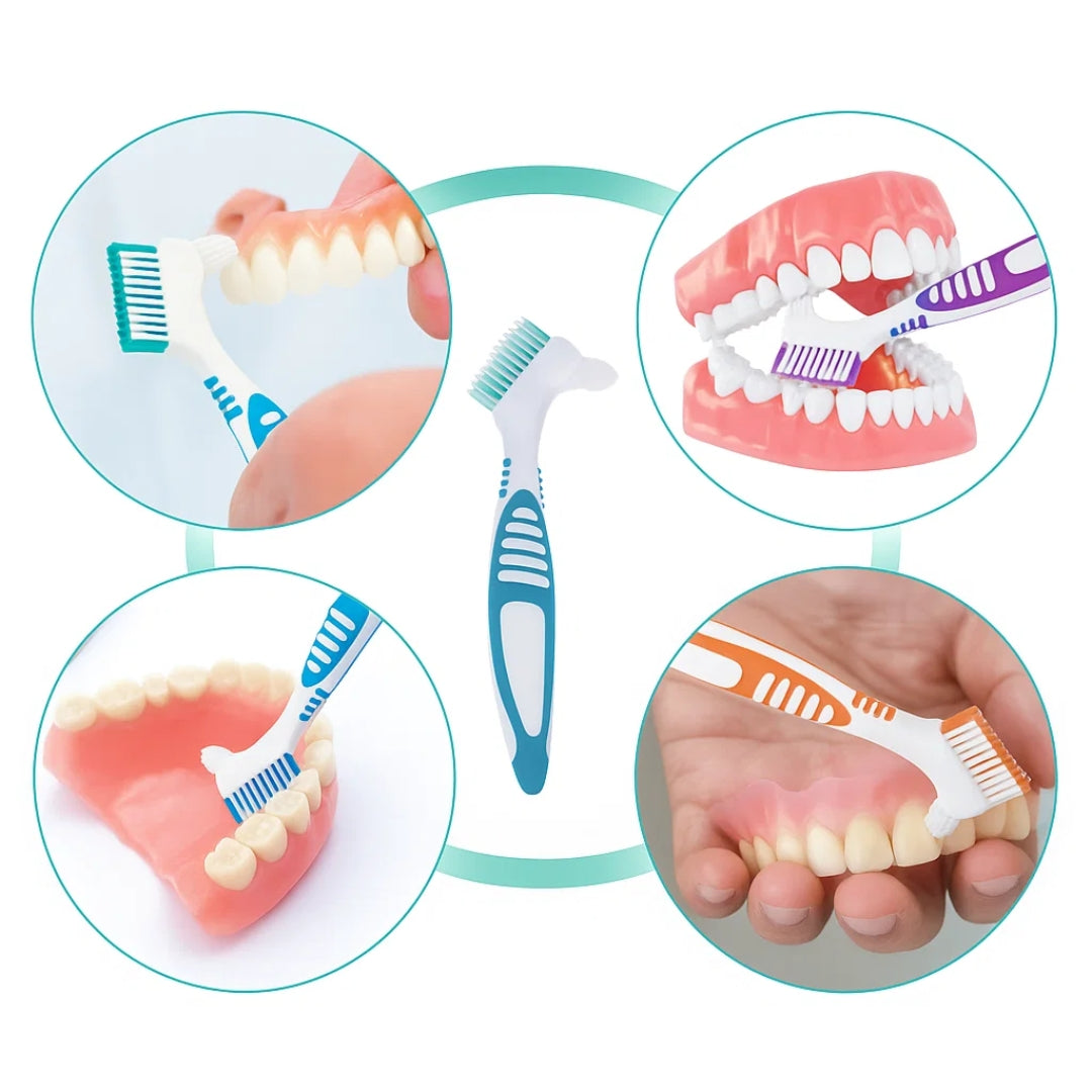 Soft Bristle Dual-Head – Anti-Slip Handle – Scratch-Free Cleaning – Fresh Breath for Seniors Bowlift