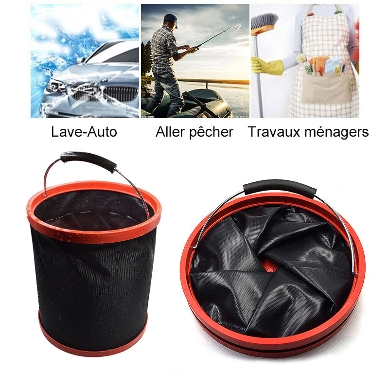 Foldable portable bucket for outdoor fishing | Bowlift