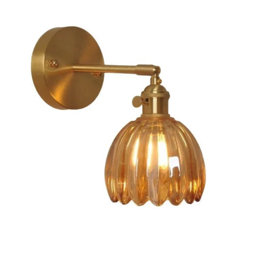 BowLift | Retro Glass Wall Lamp Tulip