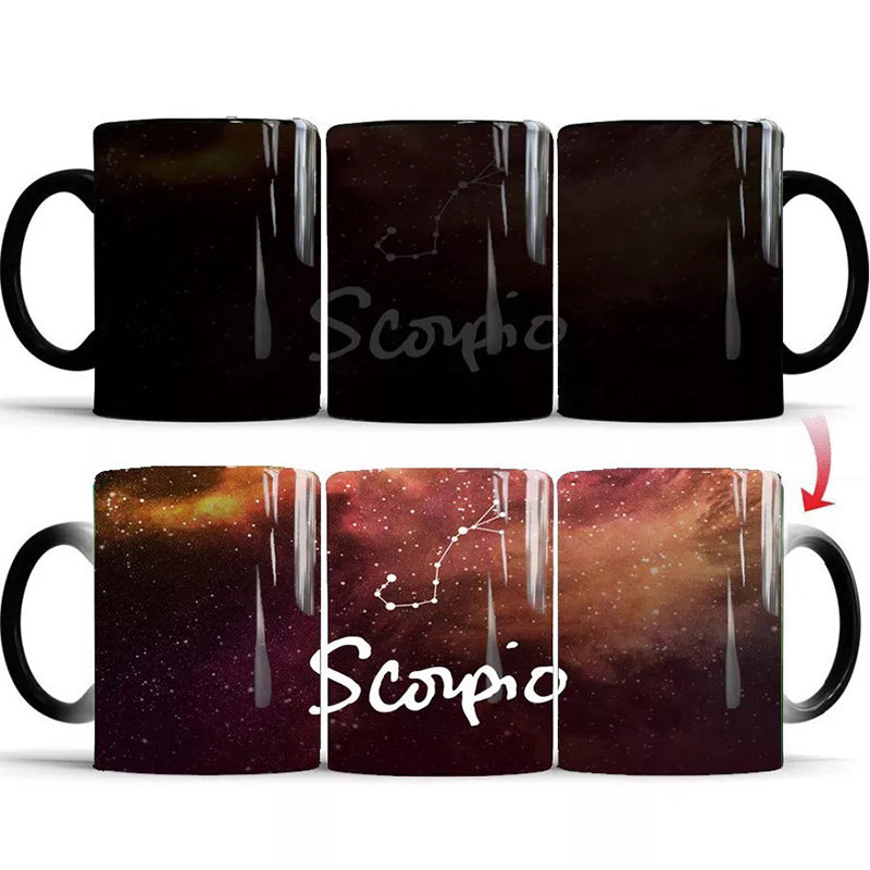 Zodiac Color Changing Magic Mugs, Heat Sensitive Ceramics Cups | Bowlift