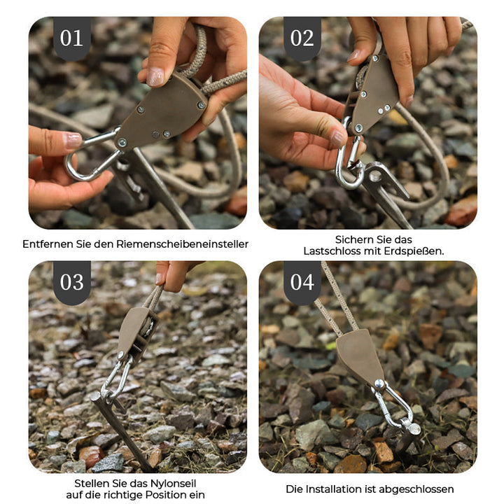 BowLift | Windproof rope for adjusting the pulley