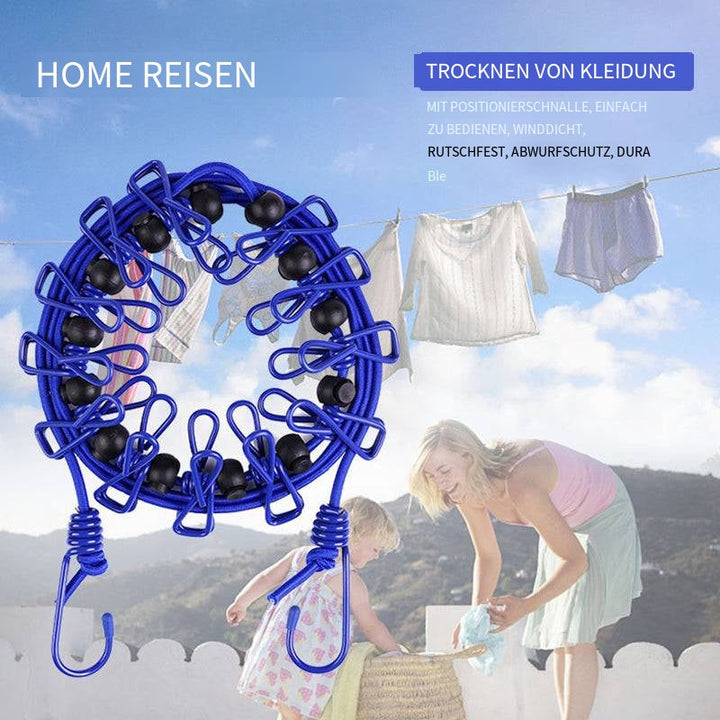 BowLift | Portable elastic travel laundry rack