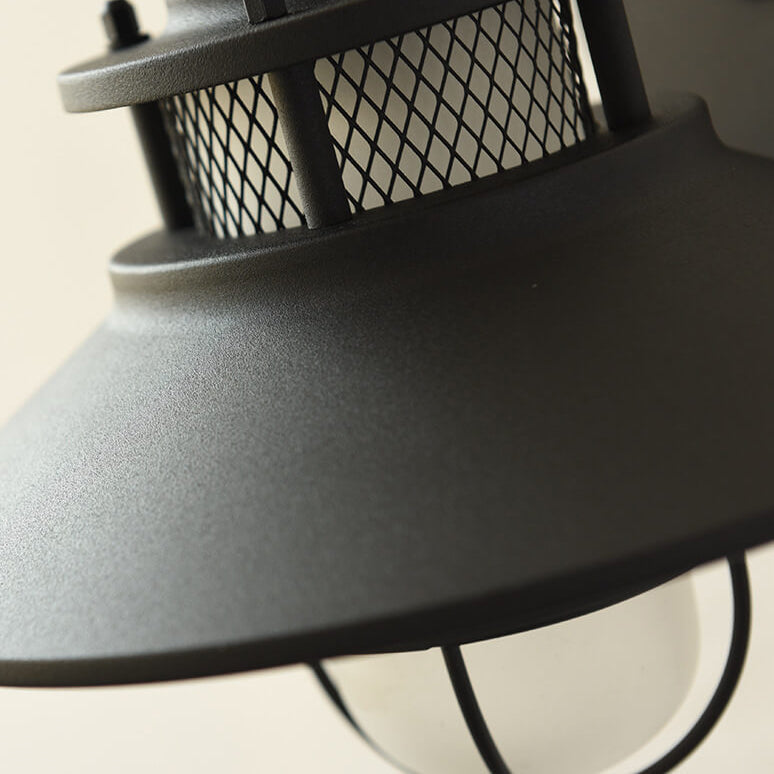 Outdoor Waterproof Iron Body 1-Light Outdoor Wall Sconce Lamp | Bowlift