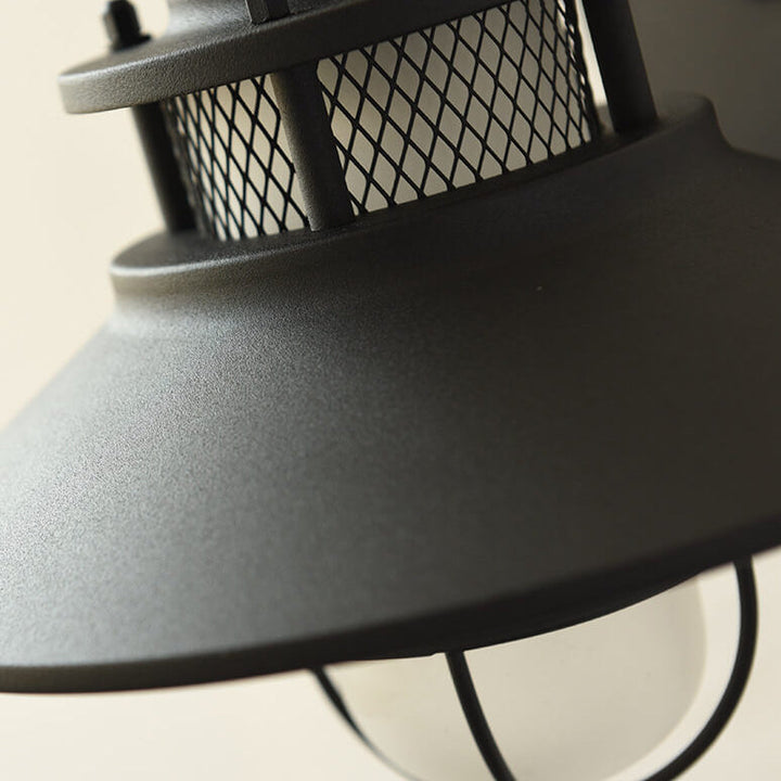 Outdoor Waterproof Iron Body 1-Light Outdoor Wall Sconce Lamp | Bowlift