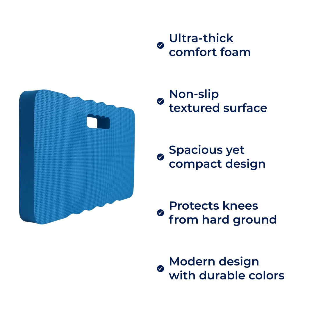 Knee Pain Relief – Thick Foam Support – Protects Joints – All-Day Comfort for Gardening, DIY & Cleaning Bowlift